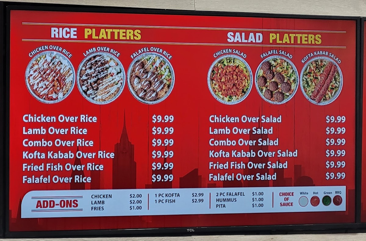 Menu Naz's Halal Food - Ellicott City-2